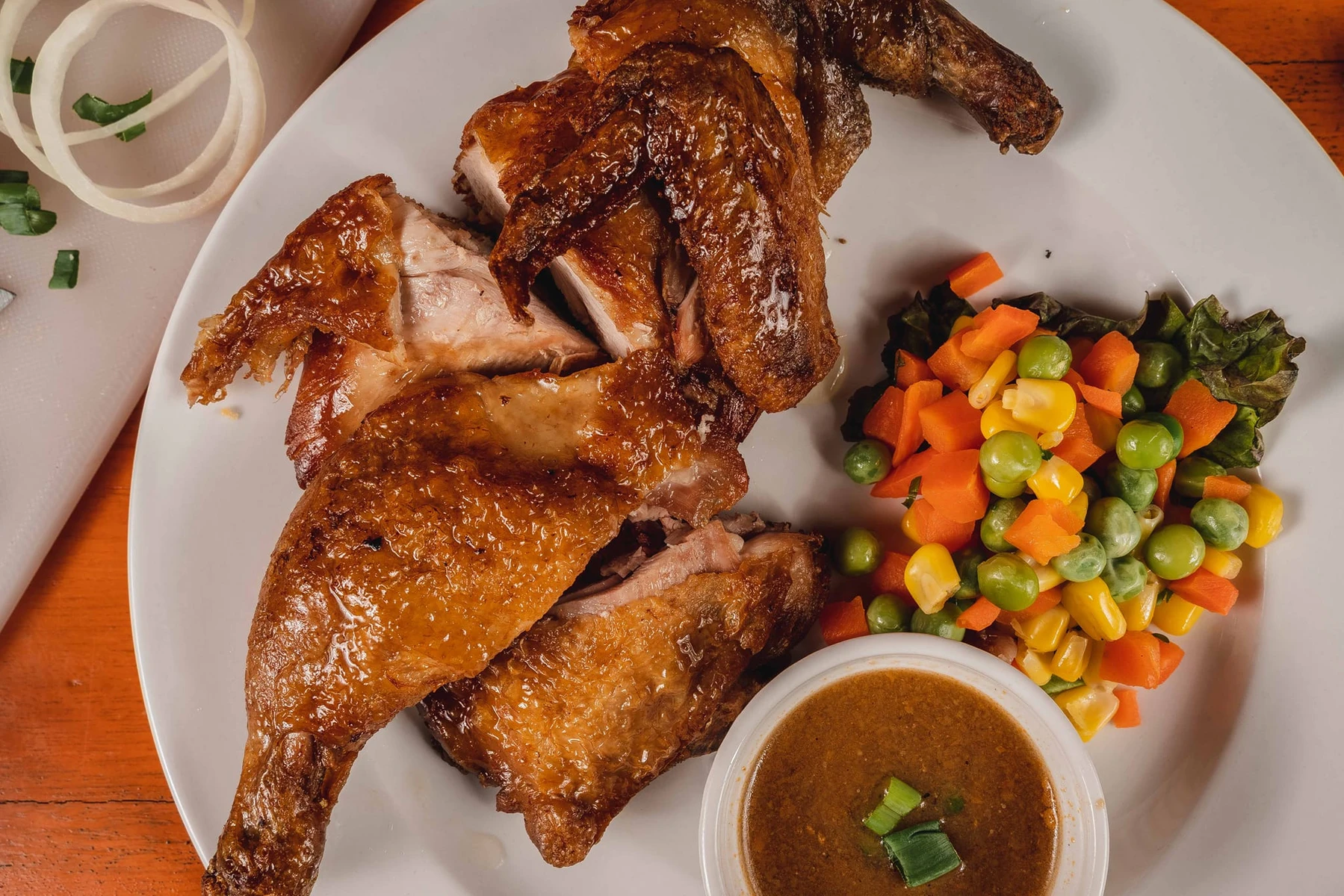 Charred Chicken, Sweet Corn Bliss